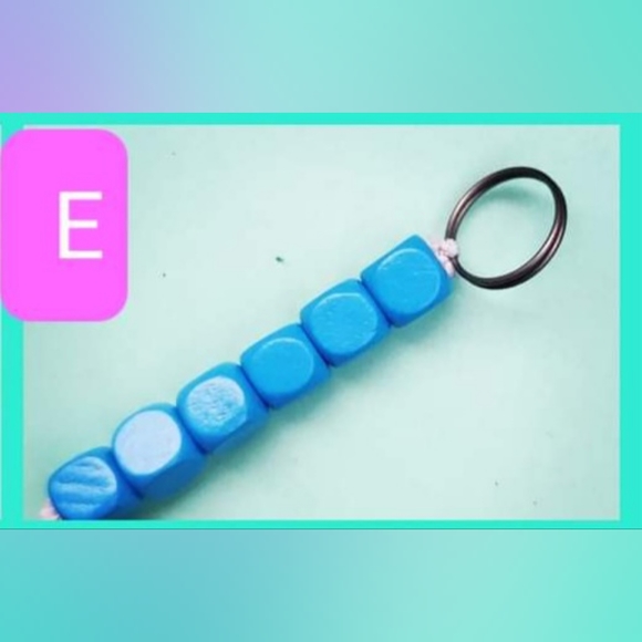 Wooden Bead Keychains - Picture 6 of 7